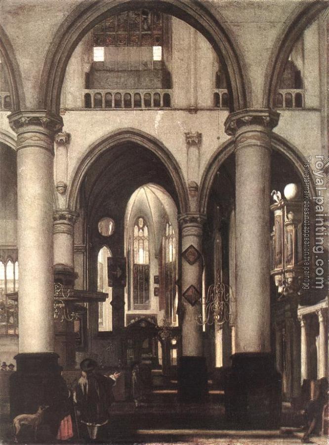 Emanuel De Witte : Interior of a Church